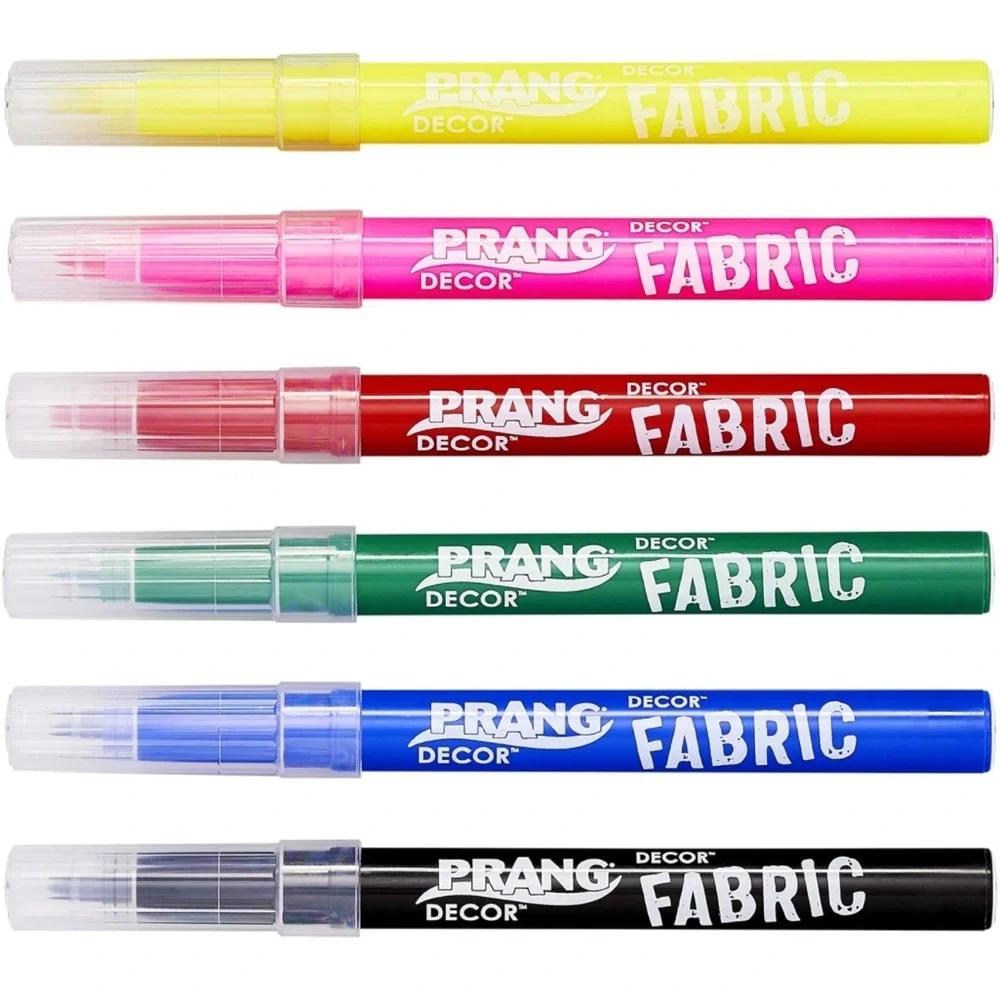 Prang Decor Fabric Markers 6 pack